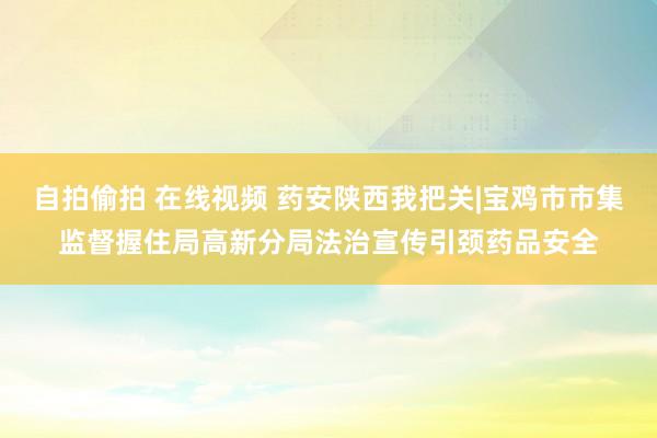 自拍偷拍 在线视频 药安陕西我把关|宝鸡市市集监督握住局高新分局法治宣传引颈药品安全