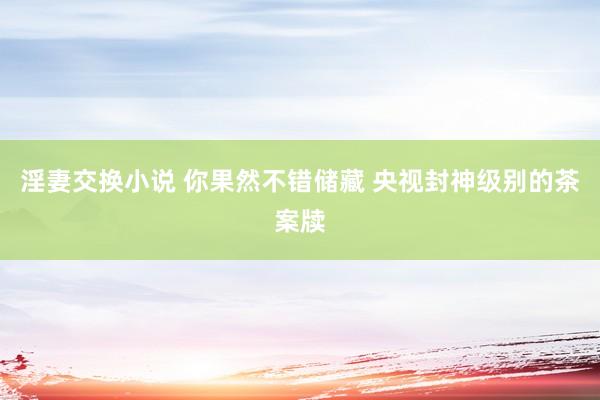 淫妻交换小说 你果然不错储藏 央视封神级别的茶案牍