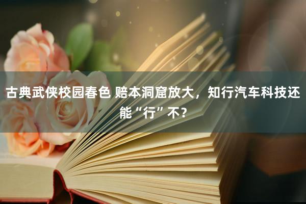 古典武侠校园春色 赔本洞窟放大，知行汽车科技还能“行”不？