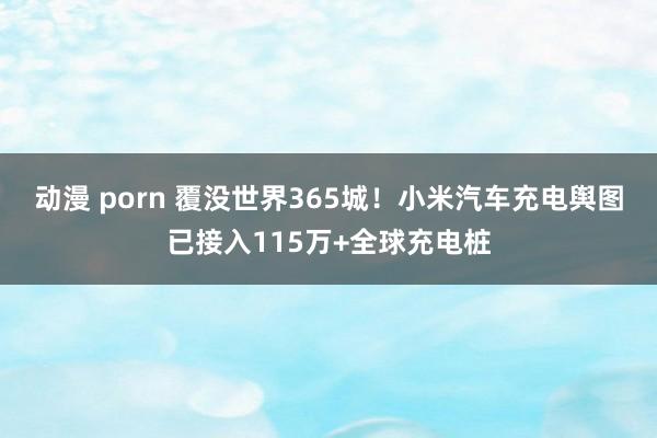 动漫 porn 覆没世界365城！小米汽车充电舆图已接入115万+全球充电桩
